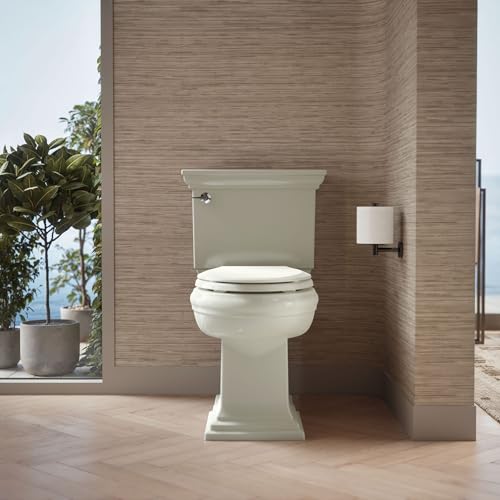 KOHLER CACHET® Nightlight Soft Close Toilet Seat Elongated, ReadyLatch®, Grip-Tight Hardware, Dune - color: Dune, size: Elongated