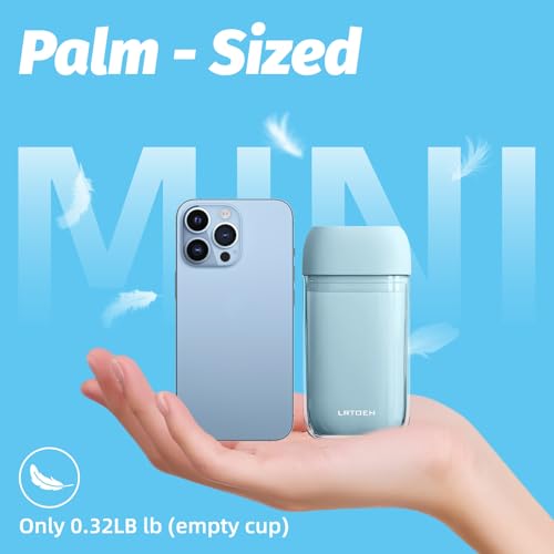 Travel Toothbrush Case, Mini Wash Cup with Foldable Toothbrush | Mini rinse cup, for camping business hiking travel, toothbrush included, lightweight plastic, Cups with cover, blue - color: Small Blue