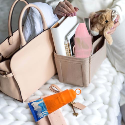 16 Pcs Elastic Sleeves for Leak Proofing Travel Silicone Bottle Covers for Travel Container in Luggage Reusable Travel Accessory for women Men