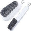 Cleaning Brush Soft Bristle Brush Laundry Scrub Brush Clothes Underwear Shoes Scrubbing Brush, Easy to Grip Household Cleaning Brushes Tool for Countertops Bathtubs (White) - color: White