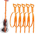 5 Pack 25 Inch Drain Snake, 2025 New Clog Remover, Flexible Hair Removal Tool for Bathroom and Kitchen, Durable Pipe Cleaning Tool for Homeowners (5 Pack) - size: 5 Count