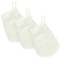 MIG4U 3 PCS Exfoliating Facial Scrubber Mitt, Face Cleanser Wash Mittens Exfoliator for Men & Women Dead Skin Cleaning Gloves
