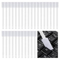 Tucnoeu 50Pcs Disposable Crevice Cleaning Tool Crevice Brush Crevice Hole Brush Suitable for Small Spaces,Keyboards,Grooves (White)