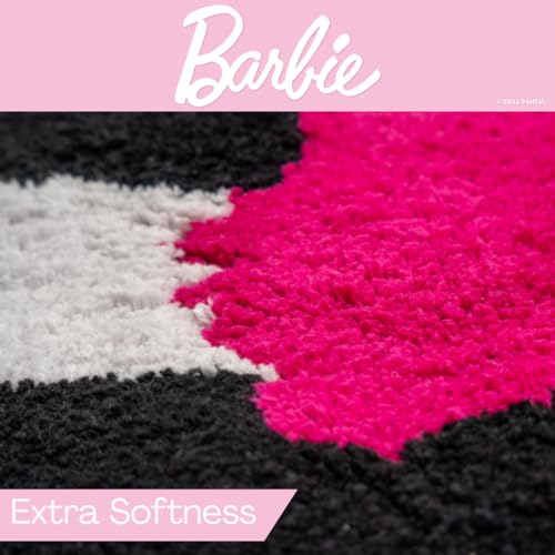 Collectibles Barbie 100% Cotton Non Slip Plush Bathroom Mat Rug (Officially Licensed Product) by Franco - color: Barbie