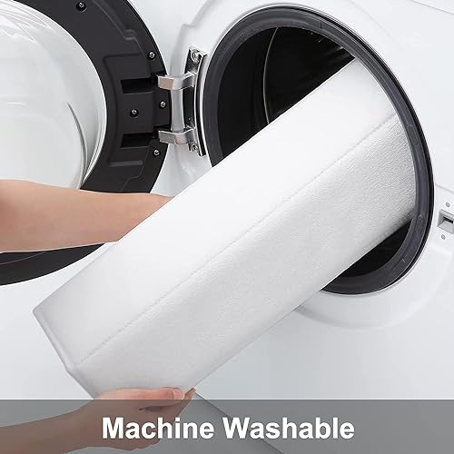 Buganda Memory Foam Bath Mat, 55" x 24", Ultra Soft Bathroom Rugs, Water Absorbent and Machine Washable Bath Rug Runner for Bathroom, Shower, and Tub, White - color: White, size: 55" X 24"