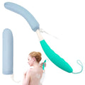 Shower Back Brush with Long Handle, 15.35" Body Brush, Long Handled Sponge Body Exfoliator, Loofah Back Scrubber for Men Women, Aid Bathing - size: Green+Blue Handle