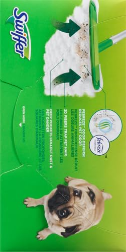Sweep + Mop, Dry Pads Refill, Floor Cleaner for Dirt, Dust, Hair, Cleaning Cloths for Mopping Home, Bathroom, Kitchen, All Purpose Multi-Surface Floor Wipes, Heavy Duty, Pet, 32 Count (Pack of 2) - size: 32 Count (Pack of 2)