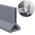 Water Dam for Sink Shower Tub Threshold Water Barrier Collapsible Water Stopper Barrier Water-Blocking Splash Guard Suitable (Heart - 1.18'' H - Gray, 78 Inch) - color: Heart - 1.18'' H - Gray, style: 78 Inch