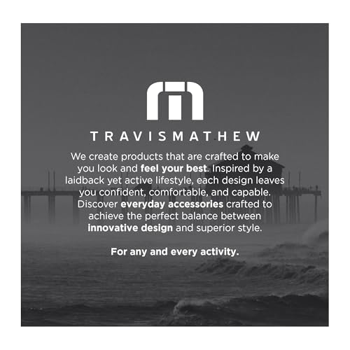 TravisMathew Approach Water-Resistant Travel Toiletry Bag with Hook, Shadow Grey - color: Shadow Grey