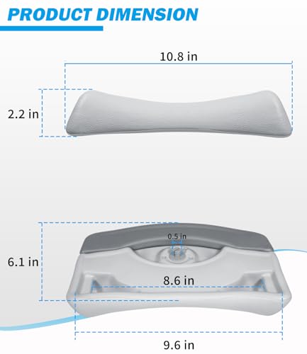 4-Pack 6472-964 Spas Replacement Pillow Fit for Sundance 880 Series Spa & Hot Tub 2009-2017, Replace for 6455-484