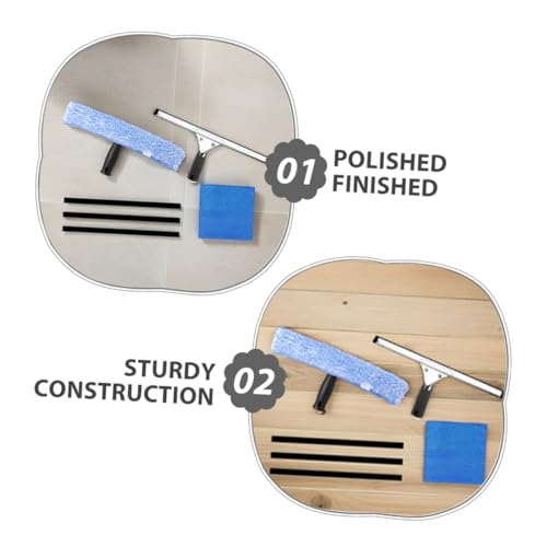 VALICLUD 1 Set Glass Wiper: Window Squeegee and Scrubber for Mirrors Windshields Bathroom Shower Doors - Window Cleaning Tools for Home Office Hotel