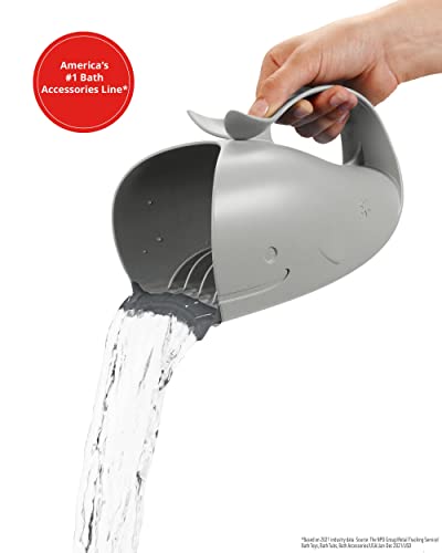 Skip Hop Baby Bath Rinse Cup MOBY Tear-free Waterfall Rinser Grey Age 0+ - style: Moby Rinser Grey