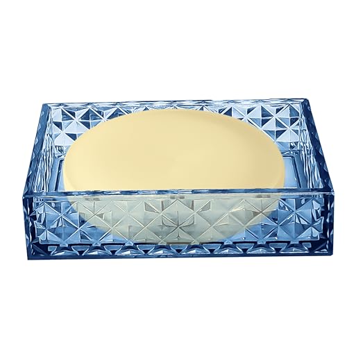 Soap Dish with Decorative Properties. Easy-to-Clean soap Tray Box. Keeps Dry. Prevents Mushy soap in the Shower, Bathroom, and Kitchen