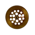 Westbrass D327-06 Beehive Tub Grid Strainer with Screw, Antique Brass - color: Antique Brass