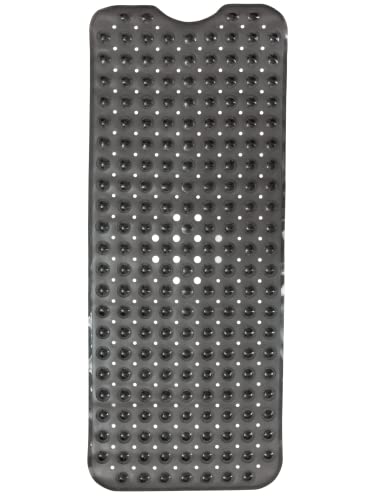 ENKOSI Bath Mat - Large Non Slip Bathtub & Shower Mat - Extra Long 40 x 16 Inch Bathroom Mats for Tub Nonslip Anti Slip Bathmats (40x16 Charcoal 1-Pack) - color: Charcoal