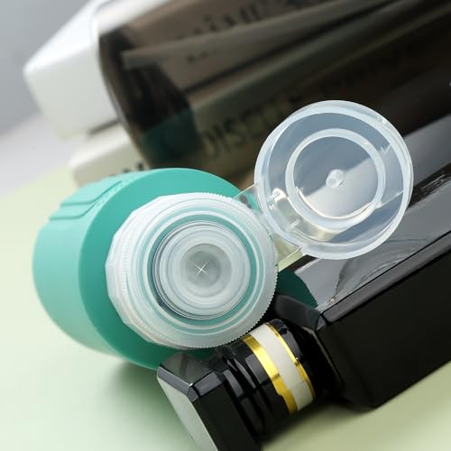 Mrsdry Travel Bottles for Toiletries, Large 6oz Oversize Containers, BPA Free Leak Proof Tubs Refillable Liquid Traveler Accessories with Toiletry Bag for Cometic Shampoo and Lotion Soap (4 Pack) - color: Mint-6oz