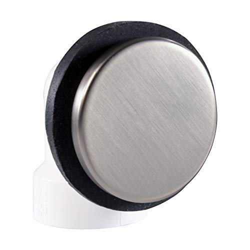Westbrass Floating No-Hole Overflow Faceplate, Stainless Steel, D980R-20 - color: Stainless Steel, size: 1 Pack