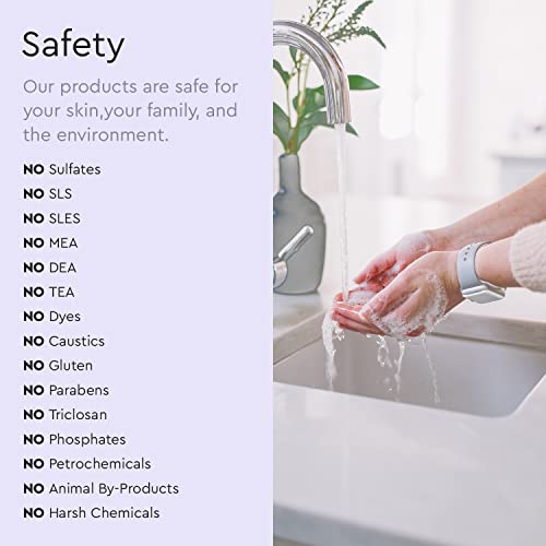 Puracy Foaming Hand Soap Refill - Plant-Powered Natural Hand Soap As Seen on TikTok, Non-Toxic, Sulfate-Free Liquid Soap, Moisturizing Foam Handwash Liquid (Lavender & Vanilla, 48 fl oz) (Pack of 2) - size: 48 Fl Oz (Pack of 2)