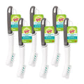 Scotch-Brite Tile & Grout Brush, Strong Bristles to Scrub Away Grime, 6 Count