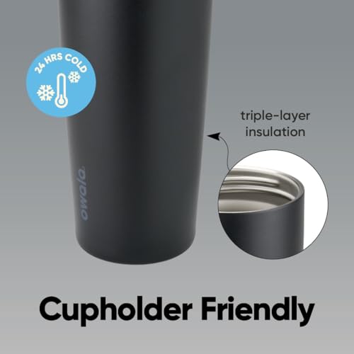 Owala FreeSip Sway Insulated Stainless Steel Water Bottle with Two-Way Spout, Built-In Straw and Bucket Handle, Made for Travel, School, and Sports, 40oz, BPA Free, Leak Proof, Sugar High - color: Sugar High, size: 40 Ounces