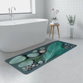 Soft Diatomaceous Earth Blend Bath Mat – Ultra-Thin (2.5mm) Quick-Dry, Non-Slip Floor Mat – NOT Hard Stone Mat – Ideal for Bathroom, Doorway, or Kitchen (40x120 cm) - size: 1'4" x 3'11" (Rectangular)