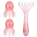 ElevateTech Head Massager Tool Scalp Comb, 2 Pcs Head Massager Comb and 1 Pcs Six Claw Manual Hair Scalp Massagers Gua Sha Tool Resin Hair SPA Acupressure Tools for Mother‘ Day Birthday Gifts