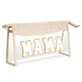 Boho Patch Cosmetic Bag with Zipper, Chenille Varsity Letter Makeup Bag, Clear Travel Pouch, Multi-purpose Small Toiletry Bag for Women Girls (Mama) - style: Mama