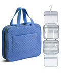 Ms. Pen- Travel Toiletry Bag Organizers, Teal | Makeup Travel Bag for Toiletries with Hanging Hook, Water-Resistant