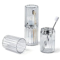 Large Toothbrush Travel Case 2 in 1 Toothbrush Holder and Rinse Cup | Dustproof Cover, Thickened, Premium PET Material, BPA-free, Large capacity, Perfect for Travel, Cruises, Hotels, Stay Over - color: Clear