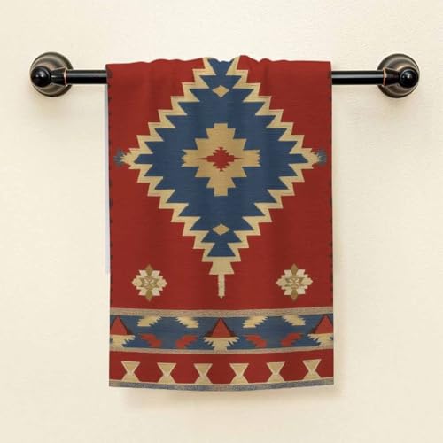 HGOD DESIGNS American Cotton Soft Bath Towels - Southwest American Chevron Style 15'x30' pack of 1 - color: Towel-36