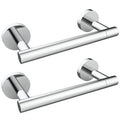 RARXTR Toilet Paper Holder Chrome SUS304 Stainless Steel Double Post Pivoting Polish Chrome Toilet Paper Roll Holder Wall Mounted Toilet Tissue Holder for Commercial Bathroom RV, Polished, 2 Pack - color: Chrome, size: Wall Mount 2 Pack