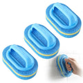 Handled Bathtub Scrubber, Kitchen Bathtub Toilet Cleaner All Purpose Shower Sponge Scrubbing Brush, for Clean Sinks, Shower Stalls, Tiles, Range Hoods, and Pool Steps (3pcs) - color: 3pcs