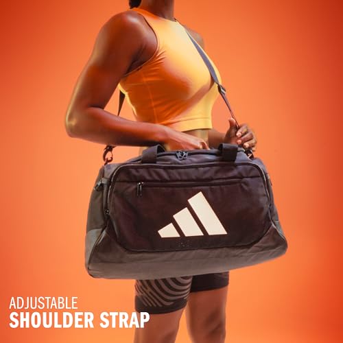 adidas Defender 5 Duffel Bag for Sports, Gym and Travel, Team Dark Green, OSFA - color: Team Dark Green, style: Small (42l)