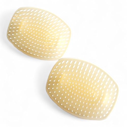 Scalp Massage Brush for Hair Growth - 2 Pack Detangler Hair Brush with Firm Bristles for Wet Dry Hair - Shampoo Brush Scalp Massager for Shower - Exfoliating Scalp Scrubber (Beige, 4×3 in) - color: Beige