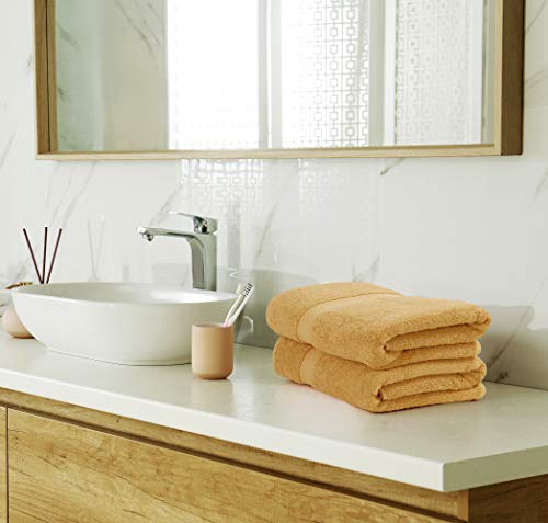 Utopia Towels 8 Piece Luxury Towel Set – Majestic Plush, Super Absorbent & Quicker-to-Dry, Thick 100% Ring Spun Cotton Towels for Bathroom, Spa & Hotel – 2 Bath, 2 Hand, 4 Washcloths, Champagne - color: Champagne, size: 8 Pieces Towel Set
