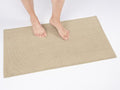 Cotton Paradise 100% Cotton Turkish Bathmat Rug, Soft Absorbent Quick Dry Non Slip, 20x34 Bathmat Rug, Beige - color: Beige, size: Cotton Bath Rug 20 x 34
