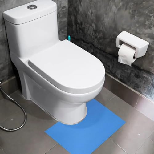 Upgraded 30 Pack Disposable Toilet Mats,Super Absorbent Toilet Floor Protector from Urine,Disposable Toilet Floor Mat for Urine,U Shaped Toilet Mat for Urine,Around Toilet Floor Protector 24" x 22"