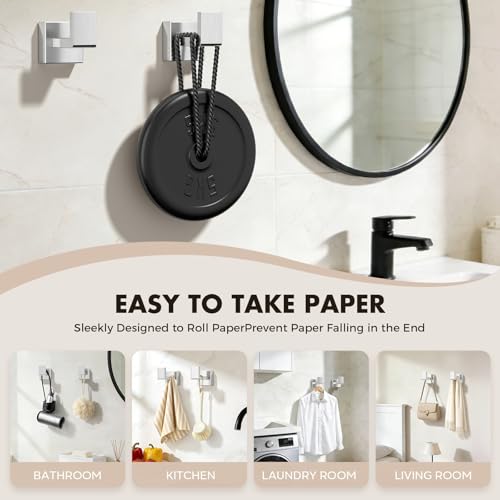 Bathroom Hardware Set Brushed Nickel 5-Pieces Bathroom Towel Rack SUS304 Stainless Steel Bath Towel Bar Set, Towel Racks Wall Mounted. - color: Brushed Nickel, size: 16inch 5 Pieces
