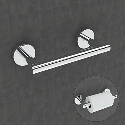 RARXTR Toilet Paper Holder Chrome SUS304 Stainless Steel Double Post Pivoting Polish Chrome Toilet Paper Roll Holder Wall Mounted Toilet Tissue Holder for Commercial Bathroom RV, Polished, 2 Pack - color: Chrome, size: Wall Mount 2 Pack