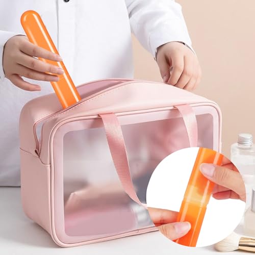 6 Pack Travel Toothbrush Case, Breathable Portable Toothbrush Holder, Plastic Toothbrush Cover Container for Traveling, Bathroom, School, Home, Business, Camping - color: Orange+Pink+Purple+Blue+Lucency(2)