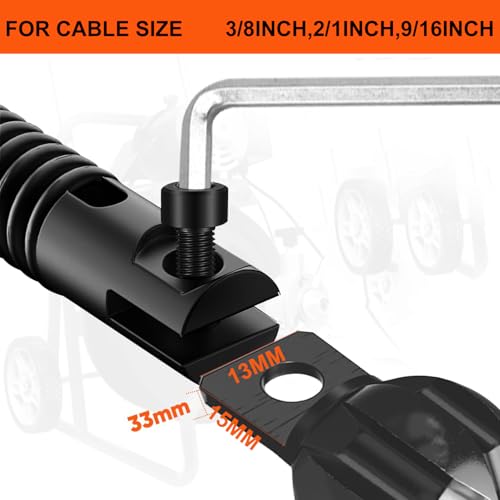 8+1 Heavy Duty Drain Snake Kit 6-Blade Grease Cutter + 8-Piece Clog Remover Set – Rustproof Manganese Steel & CNC Machined – Fits 3/8" to 3/4" Cables - style: 10-piece