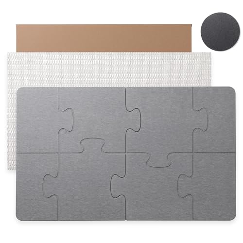Stone Bath Mats for Bathroom - Foldable Quick Drying Bath Mat(Light Gray B) | Diatomaceous Earth Bath Mat,, Super Absorbent Stone Shower Mat,Easy to Clean No Smell, Fast Drying for Bathroom and Kitchen - color: Light Gray B, size: 19.7 x 31.5 inches (Rect