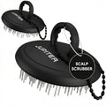 Jupiter Scalp Exfoliator - Scalp Massager Tool for Wet & Dry Hair - Ergonomic Detangler Brush - Dandruff Comb & Scrub to Remove Dandruff & Buildup and Support Circulation - 2 Pack, Black - color: Black 2 Pack