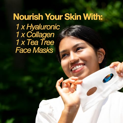 Naisture x Frida Kahlo 15 Min Pamper Me Kit Korean Spa Skincare Gift Set for Women - Head to Toe with Hair, Face, Eye, Hand, Foot Masks & Bonus Item (8 pcs) - color: Frida Pamper me kit