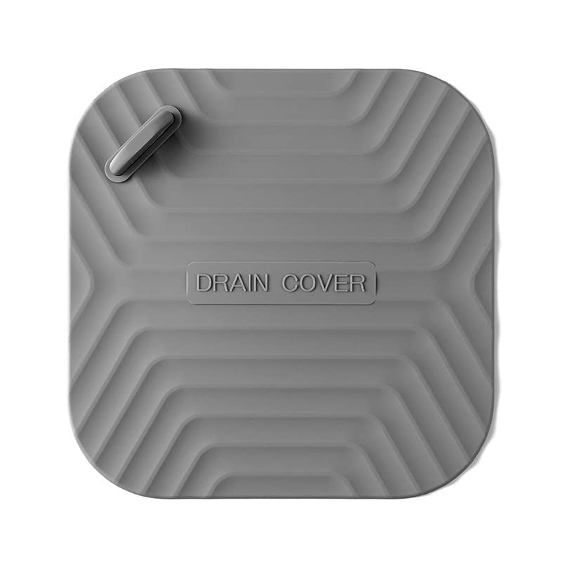 Sink Stopper Silicone Bathtub Stopper,Kitchen Sink Drain Stopper,Bathroom Drain Plug Stopper,Shower Drain Sink Stopper, Laundry Sink Drain Stopper (grey), Gray - color: Gray