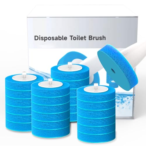 36-Piece Toilet Wand Refills, Disposable Toilet Bowl Cleaner Wand Compatible with Most Toilet Brushes,Disposable Toilet Brush Refill for Bathroom Cleaning - style: 36pcs Toilet Wand Refills