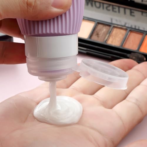 Mrsdry 16 Pack Travel Bottles Set, TSA Approved Leak Proof Silicone Squeezable Containers for Toiletries, Refillable Travel Accessories for Conditioner, Shampoo, Lotion & Body Wash Accessories - color: Mint, size: Mudium