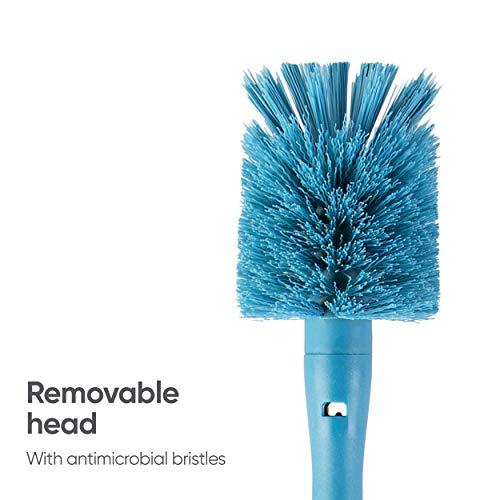 Owala 2-in-1 Water Bottle Brush Cleaner and Straw Cleaner Brush,Water-Bottle-Brush with Removable Head and Twist n Hide Straw-Brush,Smokey Blue,(Pack of 12) - size: One Size (Pack of 12)