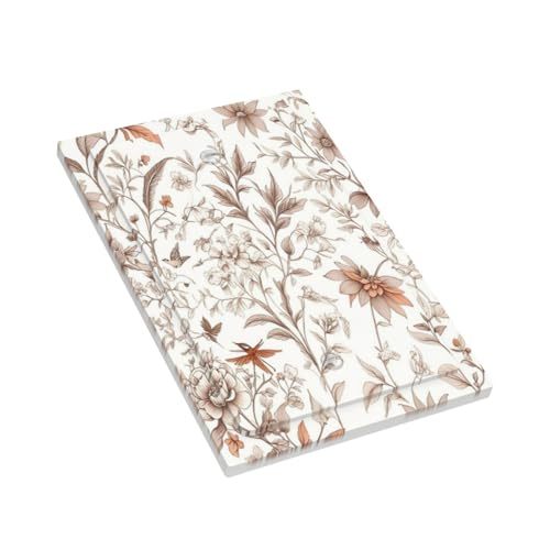 Light Switch Cover Boho Floral Beige Flower And Leaf Botanical Decorative Switch Plates 1 Gang Blank No Device Outlet Covers Electrical Wall Plates for Bathroom Bedroom Decor - color: Boho Floral Beige Flower And Leaf Botanical, size: No Device Blank - 5