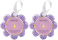 Spongellé French Lavender Wild Flower Bath Sponge | Built-in Body Wash & Body Scrubber, Shower Loofah Sponge for Women | 14+ uses (Pack of 2) - size: 1 Count (Pack of 2)